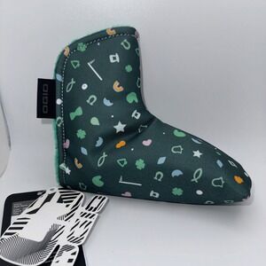 OGIO Golf Blade Putter Headcover "Mo Lucky" Green Irish *Free Ogio Decal! NEW